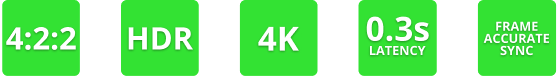 TVU One: 4K live streaming encoder, 4:2:2 HDR wireless video transmitter