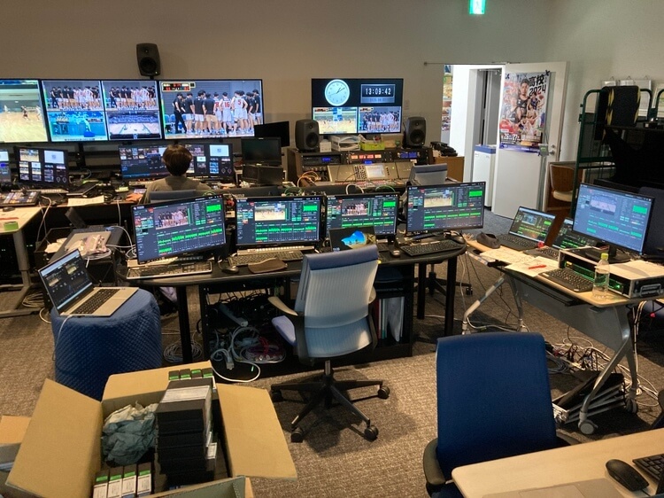 TVUテクノロジーによるインターハイバスケットボールのストリーミング・ライブ配信