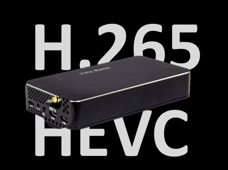 4K video transmitter with HEVC & H265 live streaming encoder