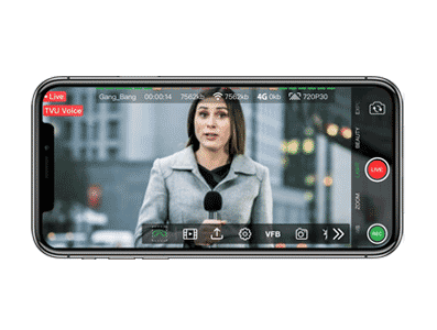 Intercom VoIP transmission vidéo en direct - TVU Anywhere diffusion mobile