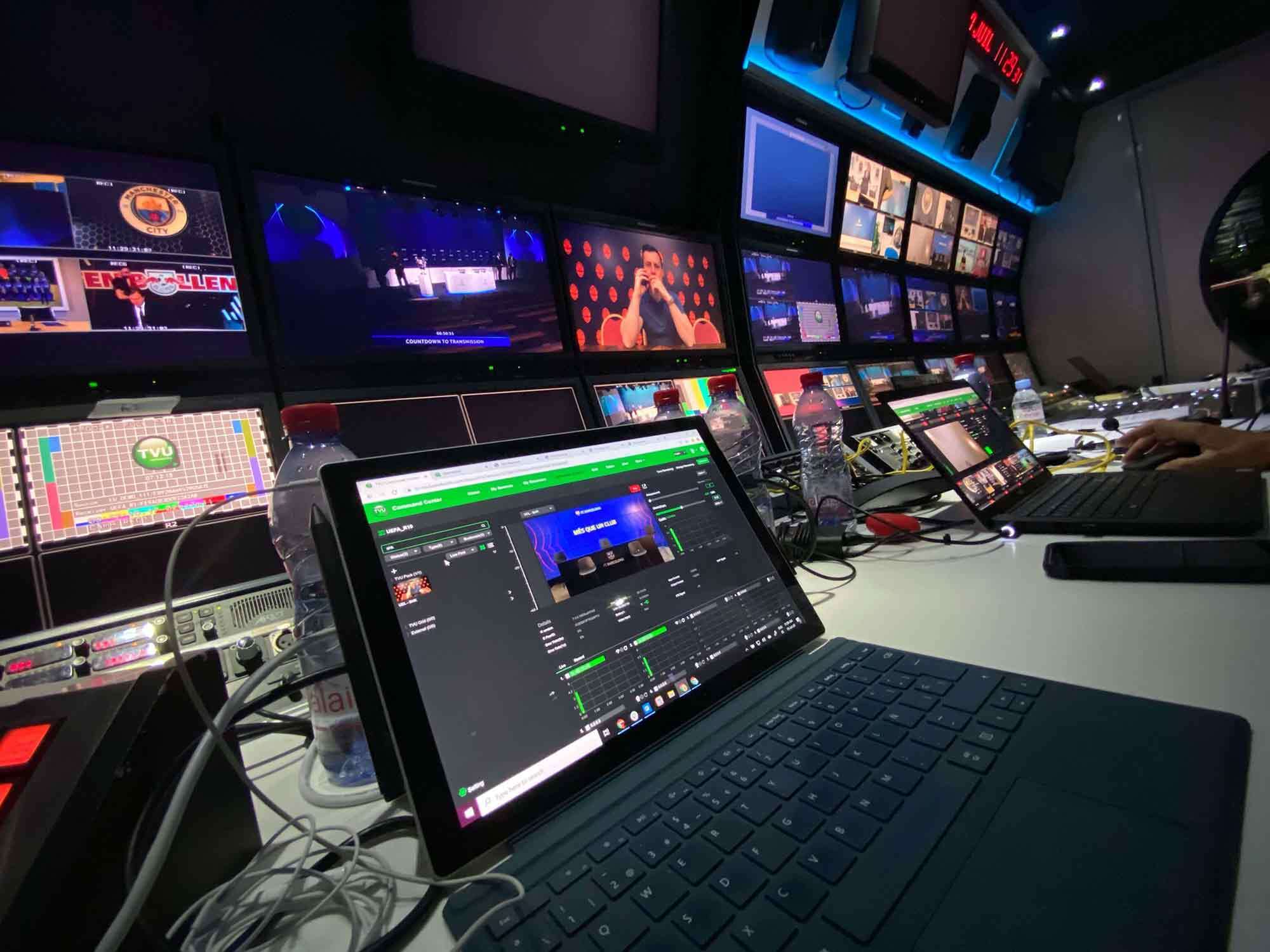 UEFA uses TVU Live broadcast and remote production solutions