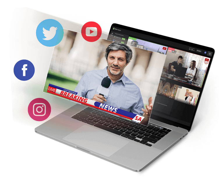 TVU Producer 3.0 - Облачная многокамерная прямая трансляция на нескольких платформах