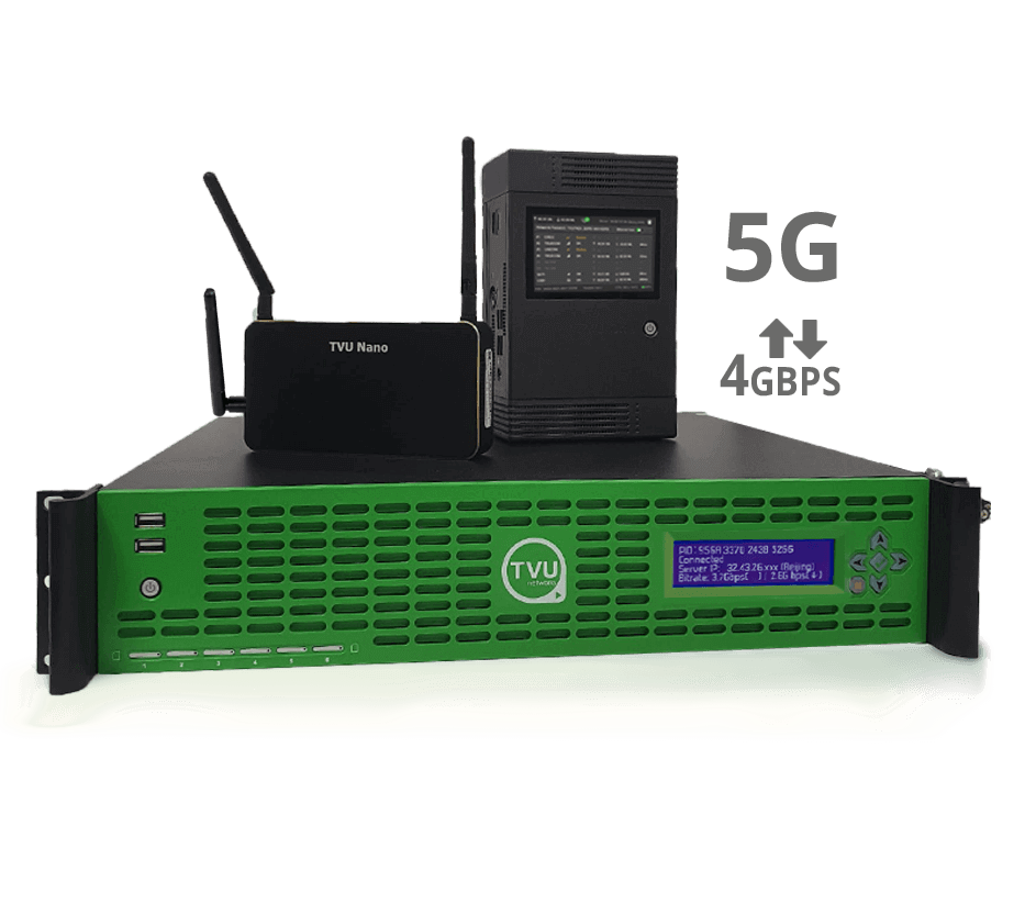 5G router with gigabit internet for professional broadcasts - TVU Router