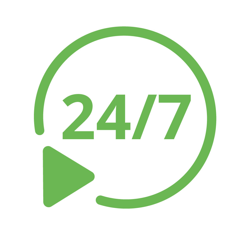 24/7 cloud playout service