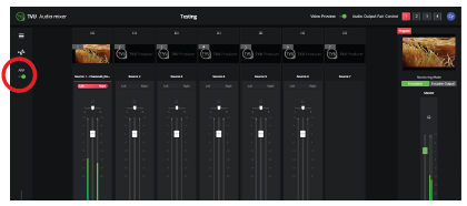 Advanced Audio Mixer AFV toggle