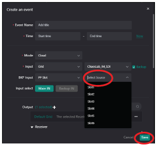 Backup source selection