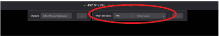 Kiosk mode Main window location