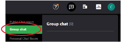 Select Group chat type