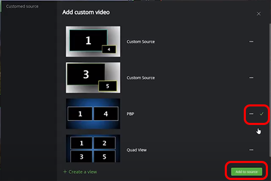 Add Custom Video