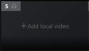 + Add local video