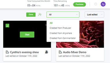 Adding collaborators to your production