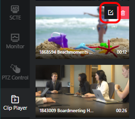 Local video edit icon location