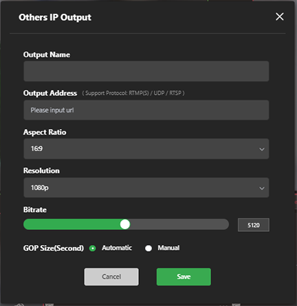 Others IP Output window