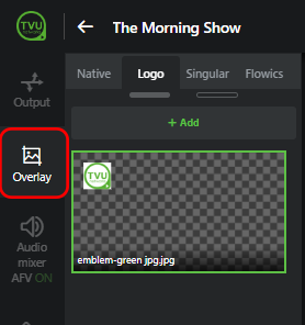 Overlay feature tab