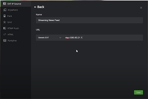 Source information window