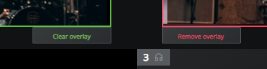 Clear and remove overlay buttons