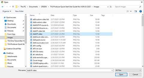 File browser window