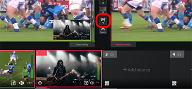 pip Overlay cut F6 button