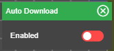 Auto Download dialog