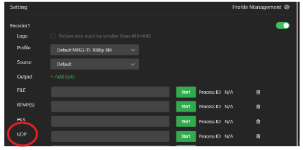 Entering the UDP