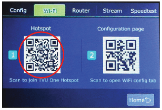 Hotspot QR code