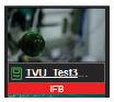 IFB ON thumbnail indicator