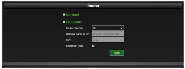 Router mode selection