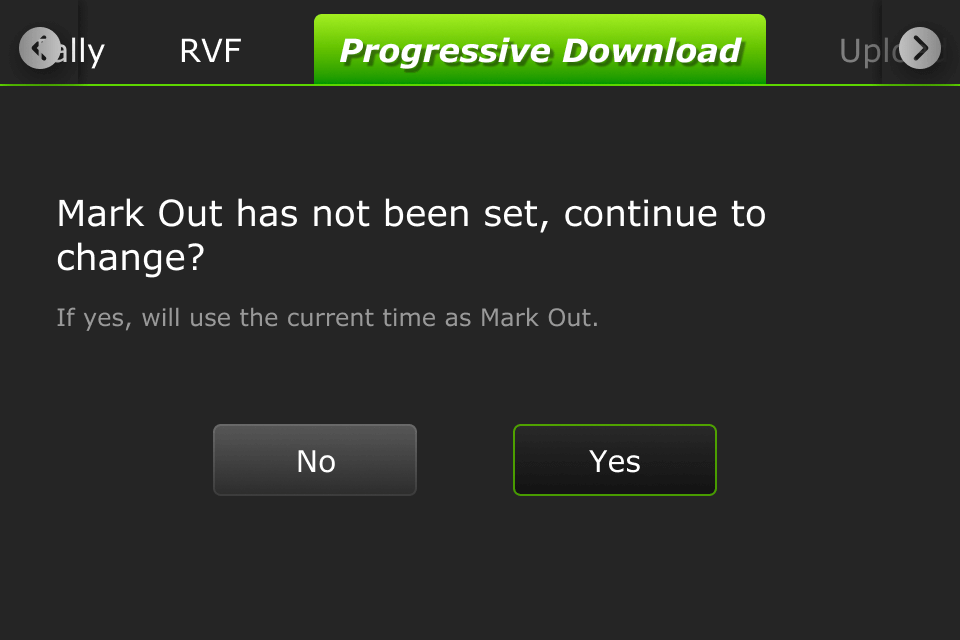 Progressive Download in progress dialog