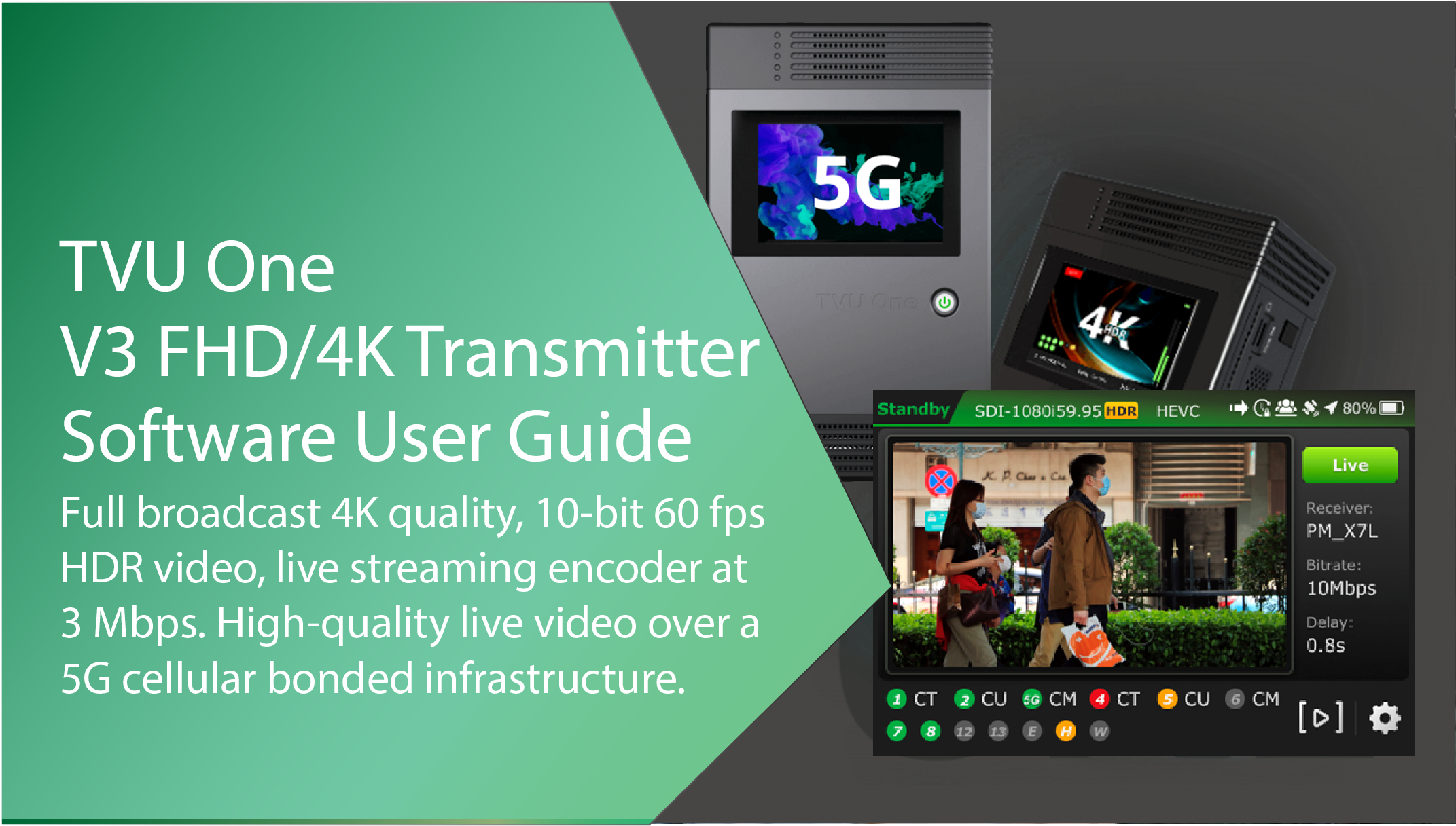 TVU One FHD and 4K transmitter featured inage Post