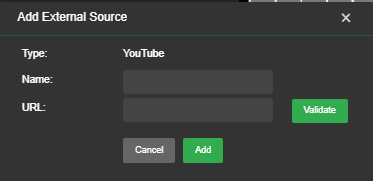 add YouTube source