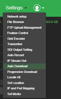 settings > auto download