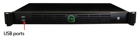 TVU RPS decoder front panel USB ports