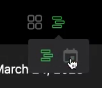 timeline and calendar icons