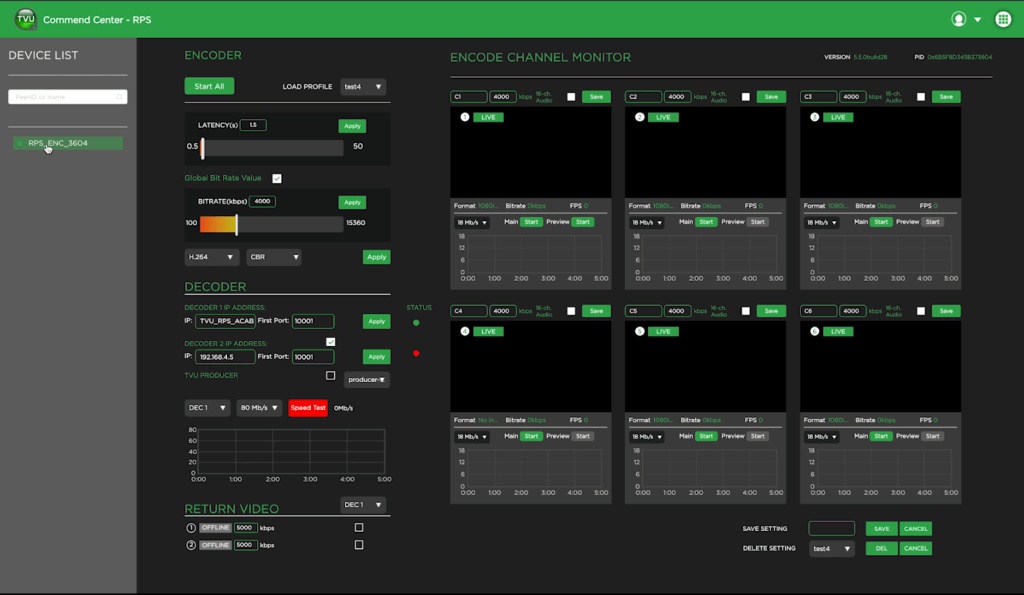 CC RPS encoder load