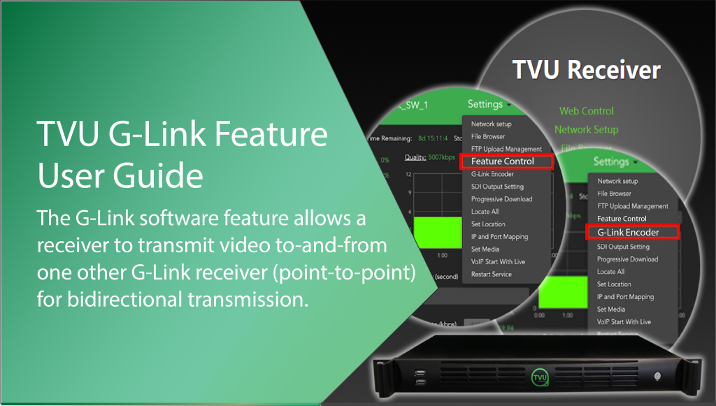 Featured Image Template Posts TVU G-Link feature QSUG