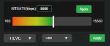 RPS CODEC setting