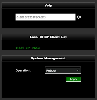 encoder voip dhcp system mgmt panels 5.5