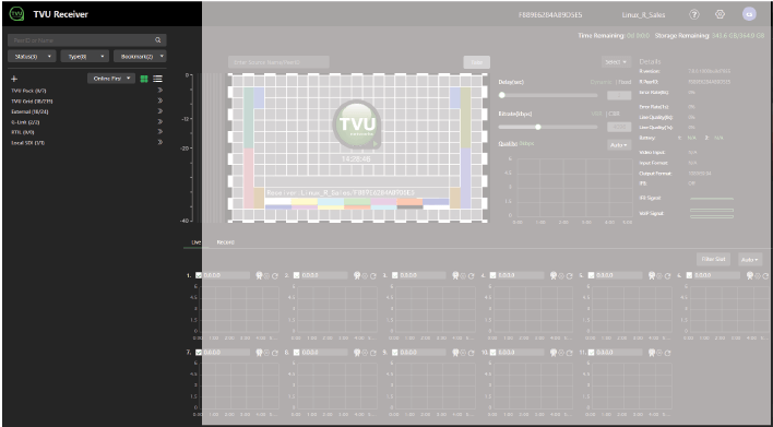 Advanced Control page - Source panel location