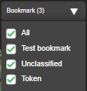 Bookmark drop down menu 