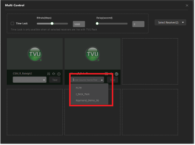 Multi-Control source selection 2