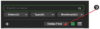 Online first drop down menu