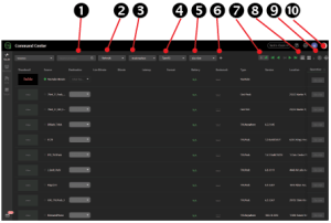 Route tab sources controls and functions