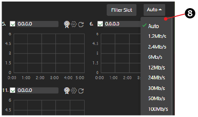 Scale drop-down menu 2