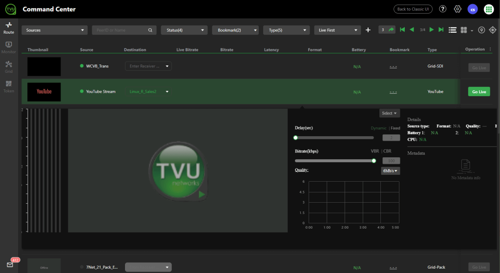 Expanded source window