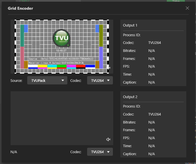 Setting Grid encoder window