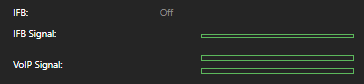 VoIP and status indicators