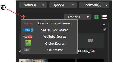 external source drop down menu 2