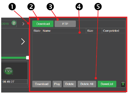 file management panel