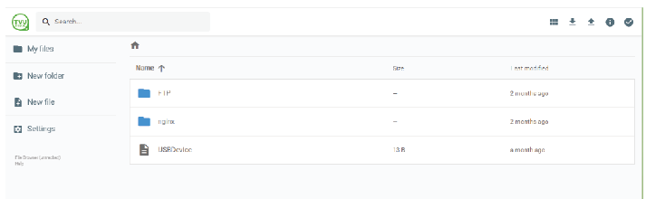 File browser root directory