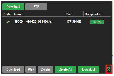 File management export file